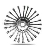 10-inch steel wire weed cutting wheel lawn mower universal garden accessory