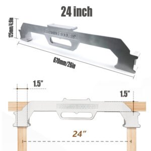 Framing Stud Layout Tool | Woodworking Panel Alignment Clamp | 12"/16"/24" & Adjustable 12-14-16 Framing Tool - 12/14/16-inch combination