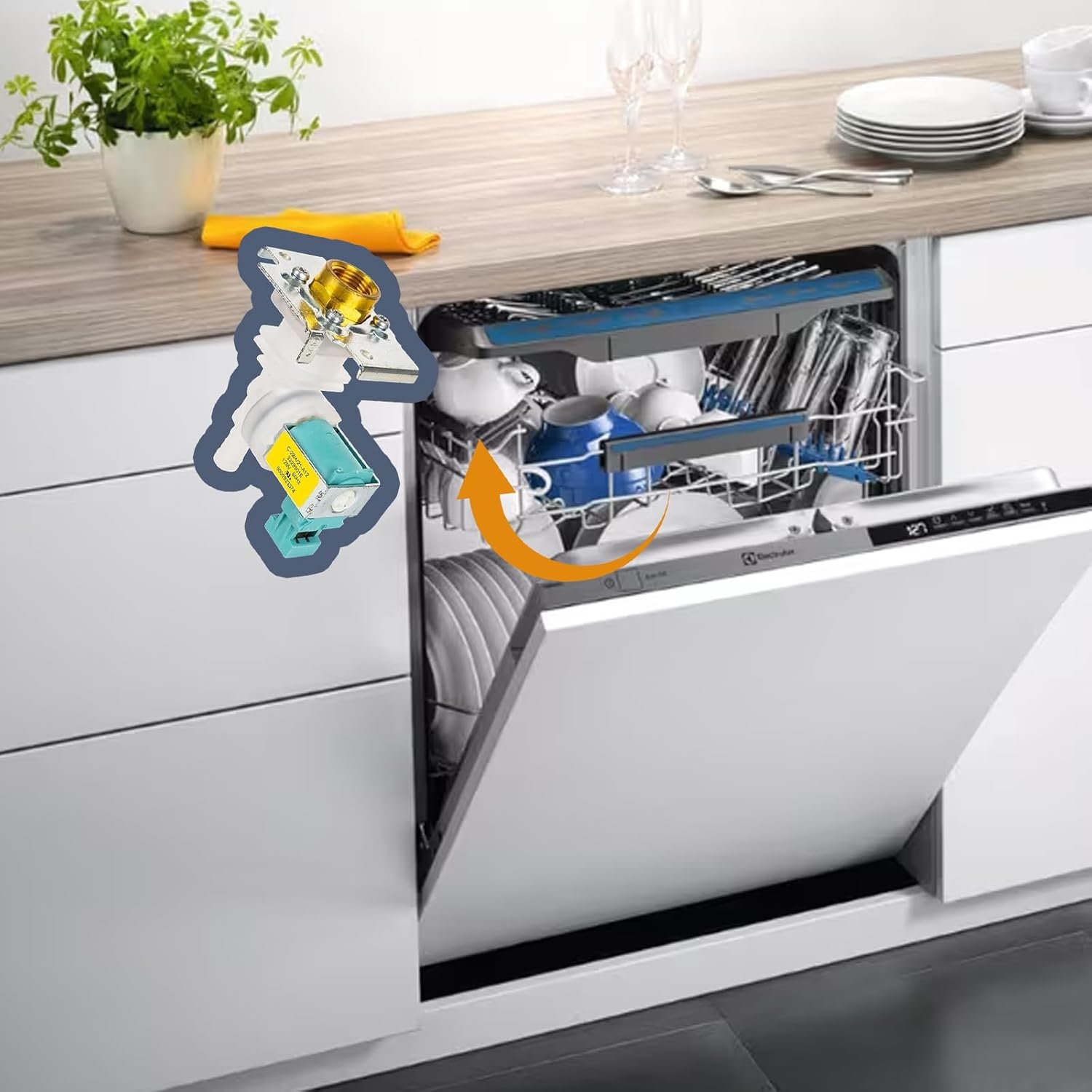 622058 dishwasher water inlet valve replacment part by gattaidar thermador kenmore dishwasher replaces