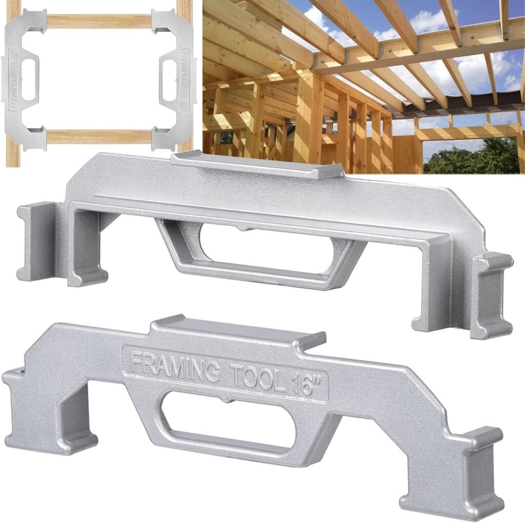 Framing Stud Layout Tool | Woodworking Panel Alignment Clamp | 12″/16″/24″ & Adjustable 12 14 16 Framing Tool Replacement Part - FixPartHub