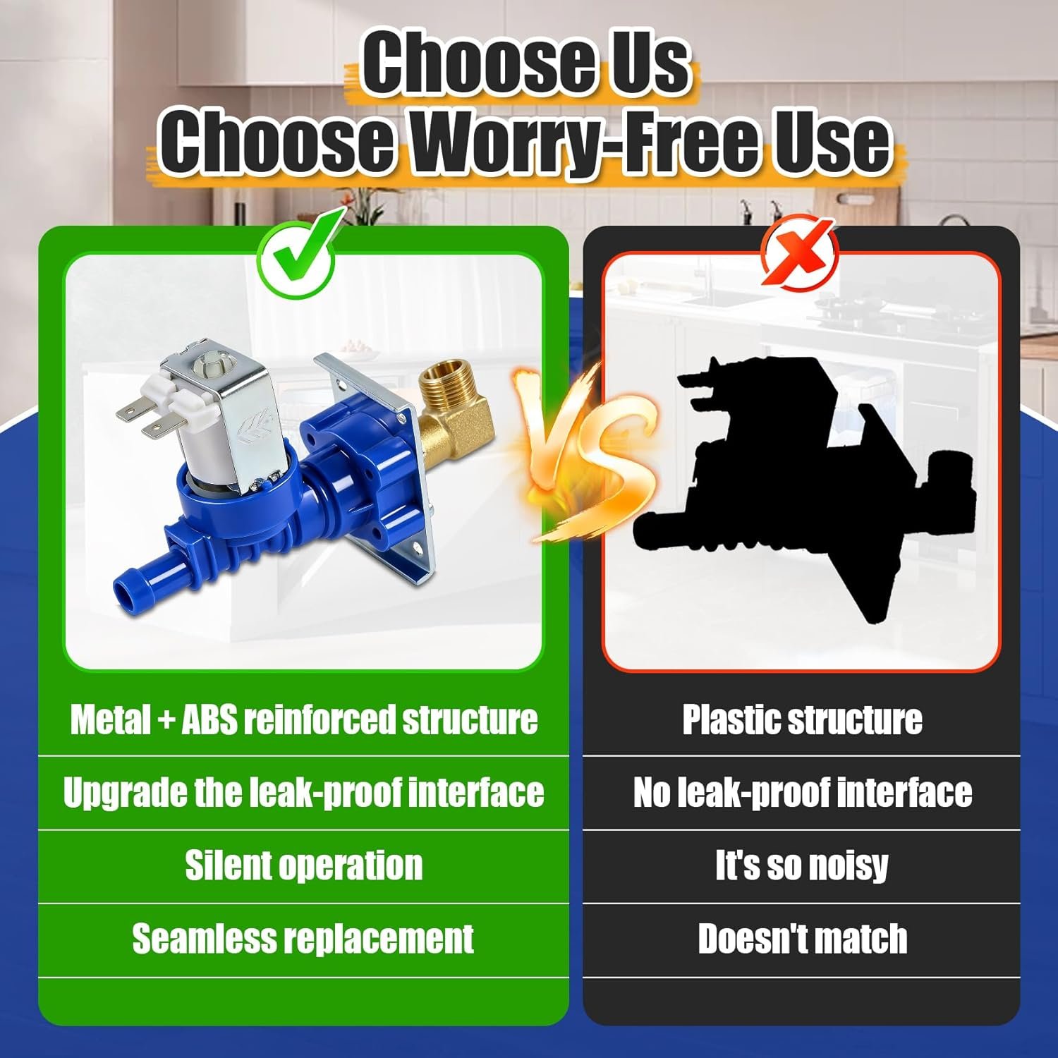 5221dd1001e dishwasher water inlet valve replacement for lg dishwashers