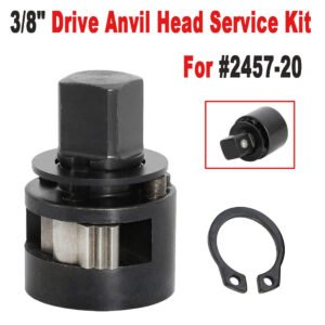 3/8" ratchet head replacement for milwaukee 2457 20 m12 | compatible with milwaukee 42 06 1030 electric ratchet repair part