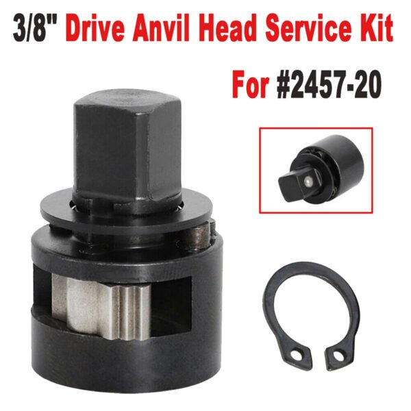 3/8" ratchet head replacement for milwaukee 2457 20 m12 | compatible with milwaukee 42 06 1030 electric ratchet repair part
