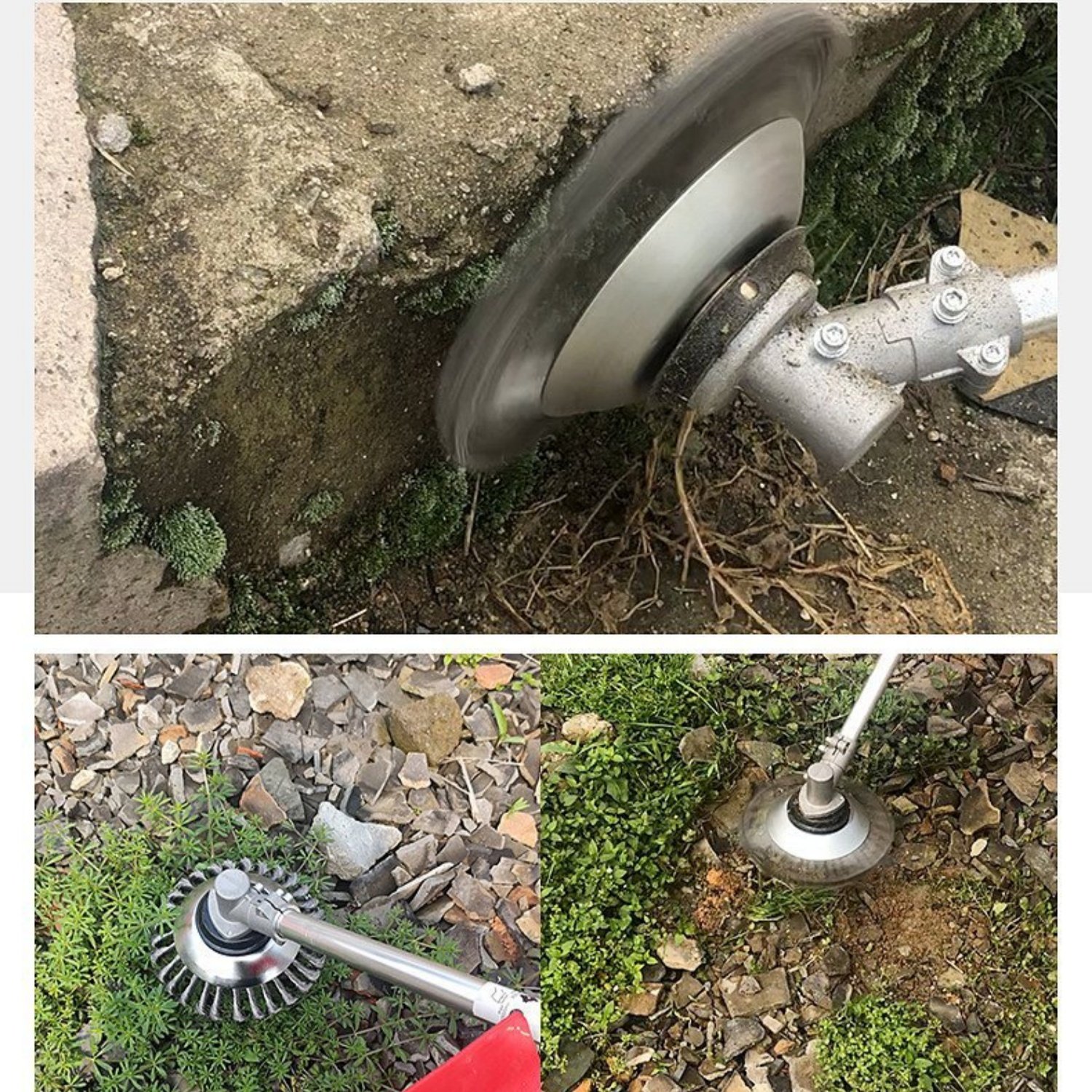 6 inch steel wire weed cutting wheel lawn mower universal garden accessory 6 inch steel wire weed cutting wheel lawn mower universal garden accessory