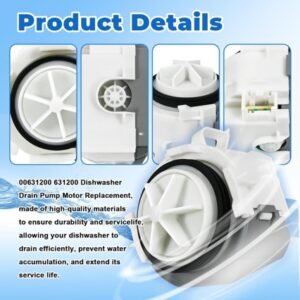 bosch dishwasher drain pump replacement