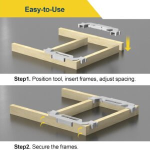Premium Framing Stud Layout Tool Perfect 12 16 24 On Center Jig Fixparthub Fixparthub 5