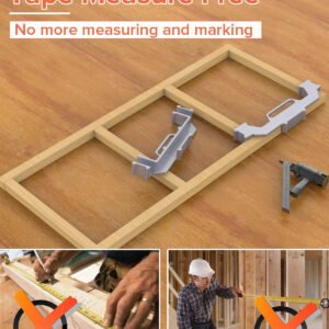 Premium Framing Stud Layout Tool Perfect 12 16 24 On Center Jig Fixparthub Fixparthub 7