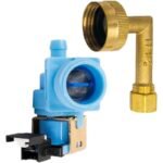 W10648041 Dishwasher Water Inlet Valve with Elbow Fitting  Compatible with Whirlpool Kenmore KitchenAid Dishwashers