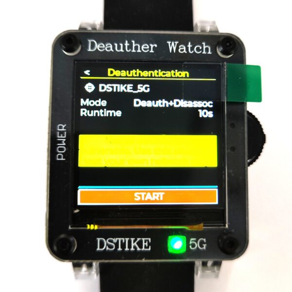 deauther watch x 5g wifi attack and defense test tool watch