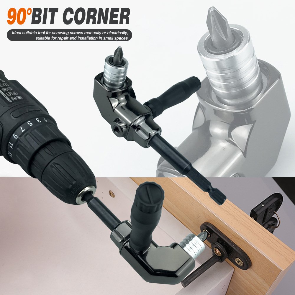 90 degree bendable electric screwdriver