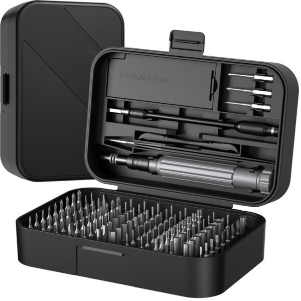 150 in 1 magnetic precision screwdriver set with mini built in organizer