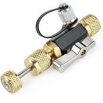 Premium HVAC Valve Core Removal Tool (1/4" & 5/16") | 20-Micron Vacuum Rated | Brass & Stainless Steel