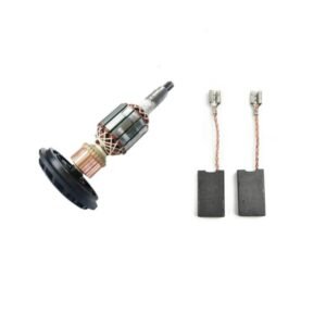 Genuine-Spec Armature Rotor & Carbon Brush Set for Bosch GBH 11E, GSH 11E, GBH 11DE | 11kg Demolition Hammer Motor Rebuild Kit