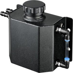 Universal TIG-Welded Aluminum Coolant Overflow Expansion Tank (1L/2L) | FixPartHub