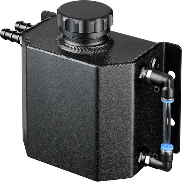 Universal TIG-Welded Aluminum Coolant Overflow Expansion Tank (1L/2L) | FixPartHub