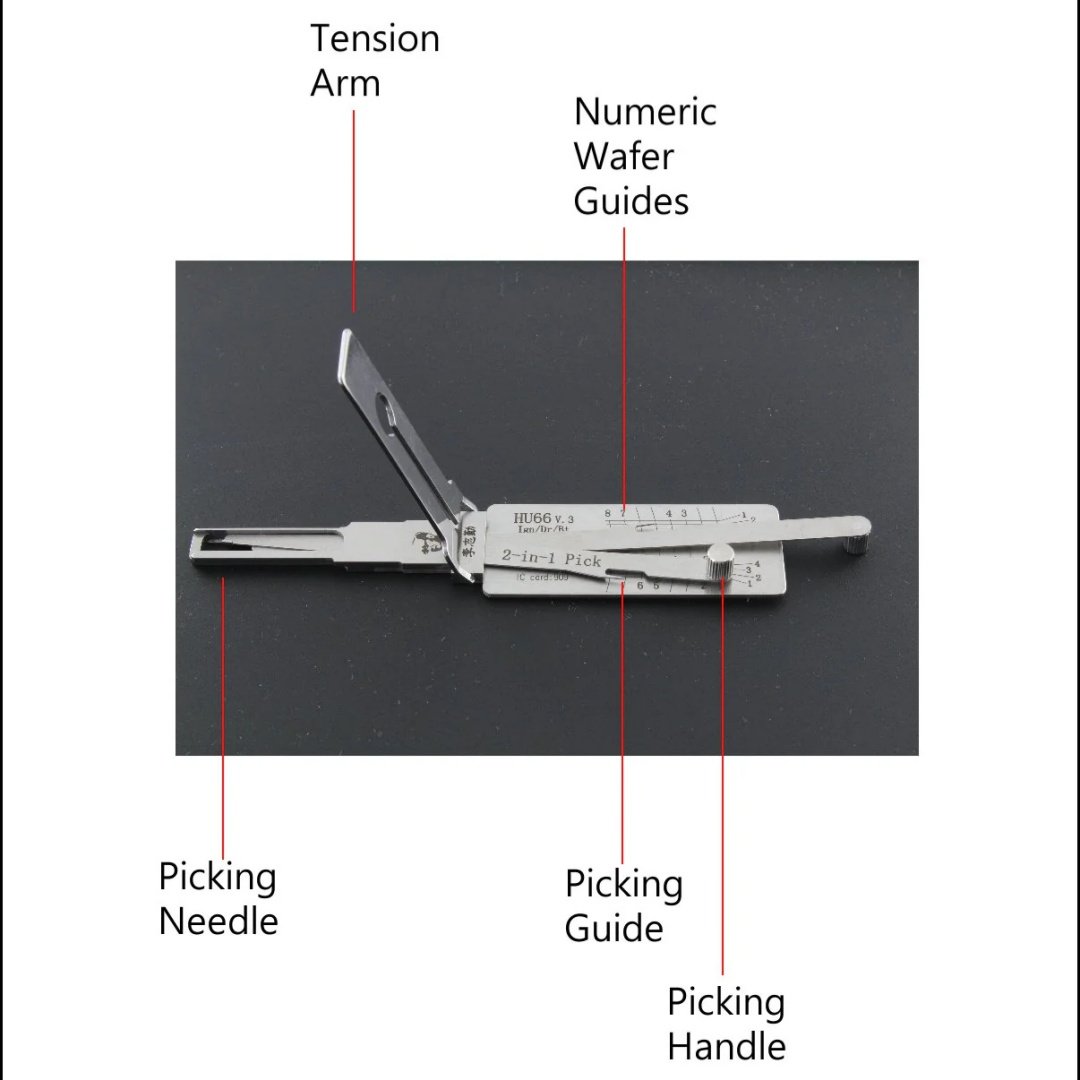 Professional 2-in-1 Auto Lock Cylinder Decoder & Reader Tool professional 2 in 1 auto lock cylinder decoder & reader tool
