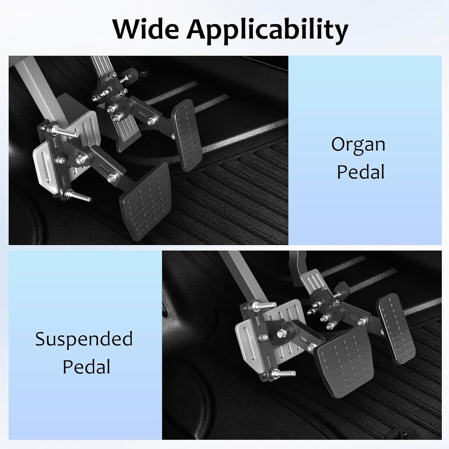Universal Adjustable Gas Brake Pedal Extenders 3 5 7 25 Heavy Duty Steel Driving Aids Fixparthub 3