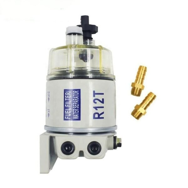 Universal R12t Fs19802 Diesel Fuel Water Separator 1 2kg Heavy Duty Aluminum Assembly Fixparthub 3