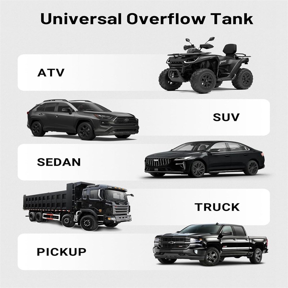 Universal Tig Welded Aluminum Coolant Overflow Expansion Tank 1l 2l Fixparthub Fixparthub 11