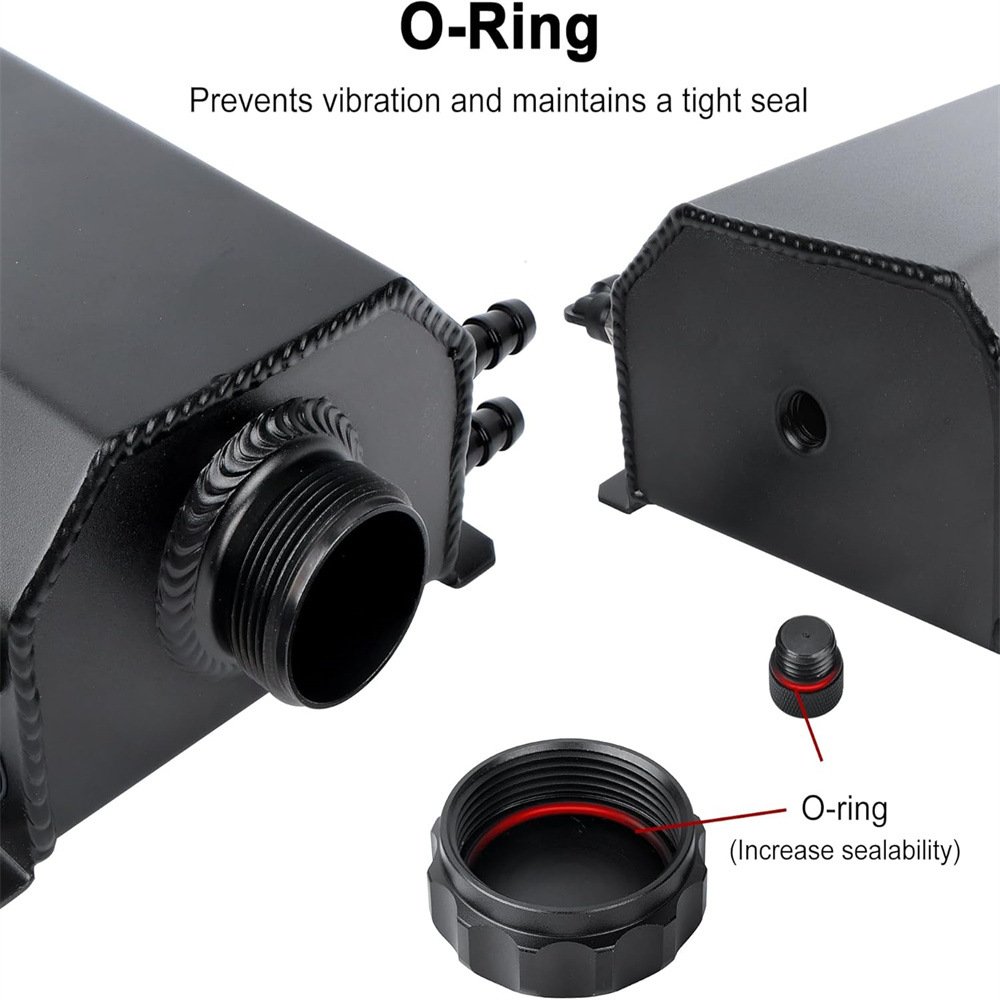 Universal Tig Welded Aluminum Coolant Overflow Expansion Tank 1l 2l Fixparthub Fixparthub 7