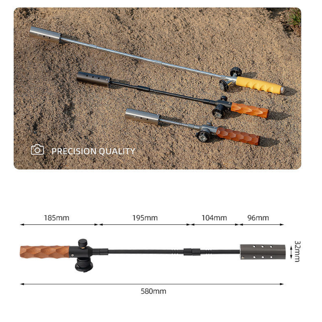 7500w Extendable Charcoal & Campfire Torch | Sapele Wood Handle Blowtorch Kit Replacement Part - FixPartHub