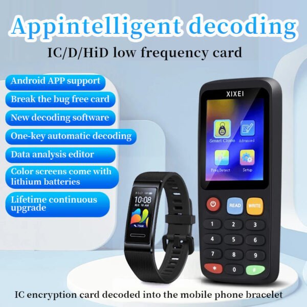 Premium X7 Rfid & Nfc Smart Card Duplicator | Multi Frequency 125khz – 13.56mhz Reader/writer | Supports Ntag215 & Encrypted Ic Replacement Part - FixPartHub