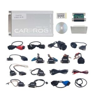carprog v10.93 full set | advanced eeprom programmer, airbag crash data reset & immo key tool (includes 21 adapters & soic8 clip)