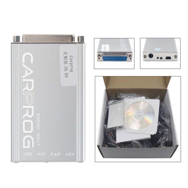 carprog v10.93 full set | advanced eeprom programmer, airbag crash data reset & immo key tool (includes 21 adapters & soic8 clip)