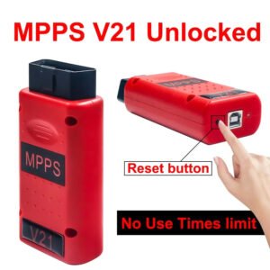 mpps v21 / v22 ecu chip tuning tool with tricore boot & multiboot breakout module