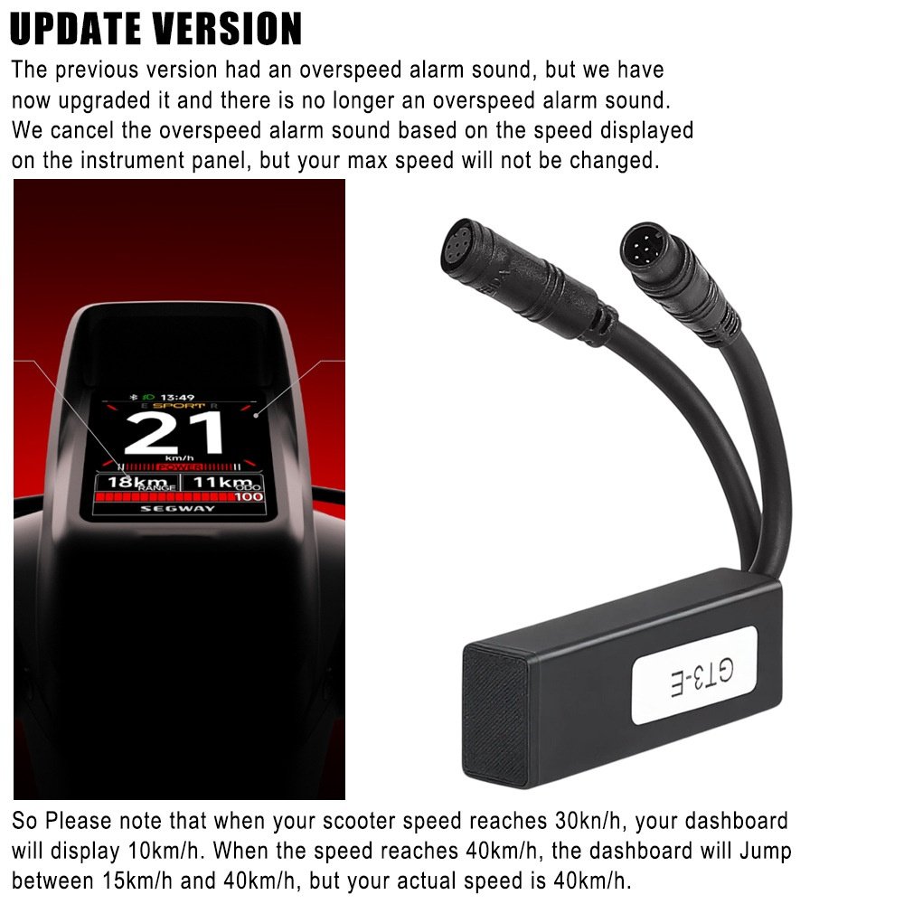 ultimate speed unlocker controller (40km/h) for xiaomi & ninebot scooters | m365, max g3, zt3 pro