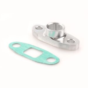 universal turbo oil feed & drain return line kit for t3 t4 t70 t66 gt32 gt40 gt42 | heavy duty stainless steel braided plumbing set