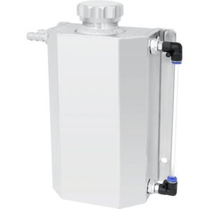 Universal TIG-Welded Aluminum Coolant Overflow Expansion Tank (1L/2L) | FixPartHub