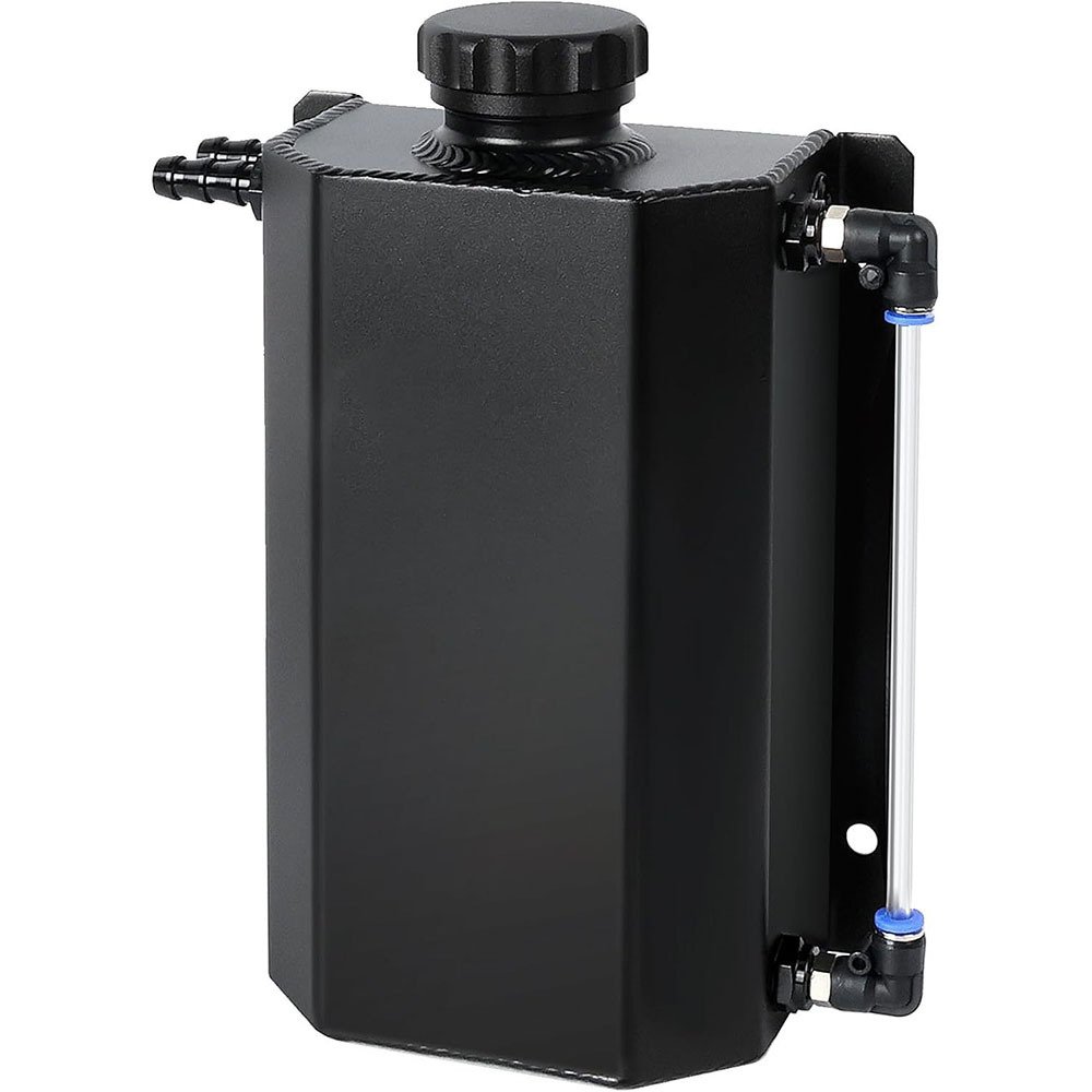 Universal TIG-Welded Aluminum Coolant Overflow Expansion Tank (1L/2L) | FixPartHub