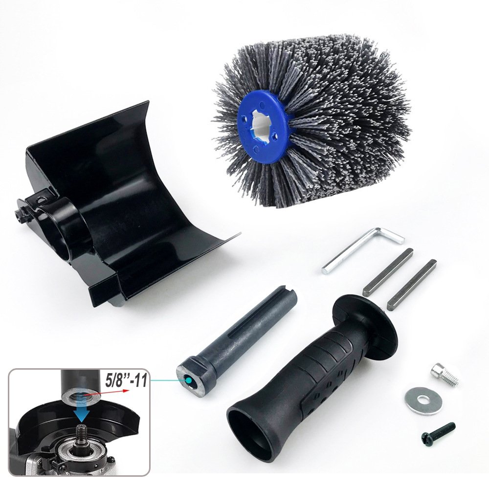 Premium Angle Grinder to Burnishing Machine Adapter Kit | Wire Drawing & Polishing | FixPartHub