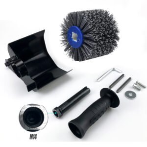 Premium Angle Grinder to Burnishing Machine Adapter Kit | Wire Drawing & Polishing | FixPartHub