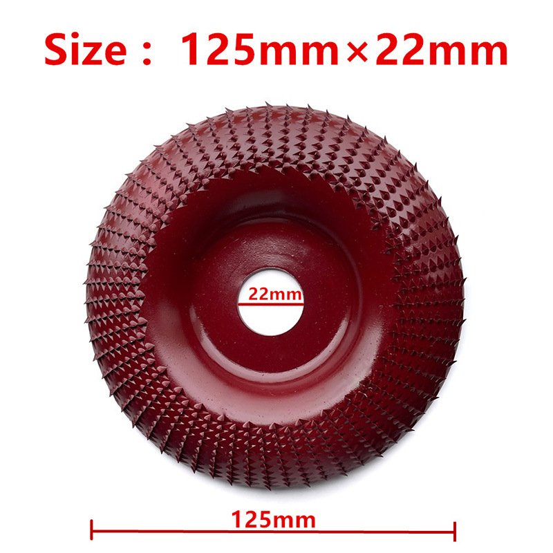 Premium Tungsten Carbide Wood Shaping Disc | Angle Grinder Carving Wheel | FixPartHub