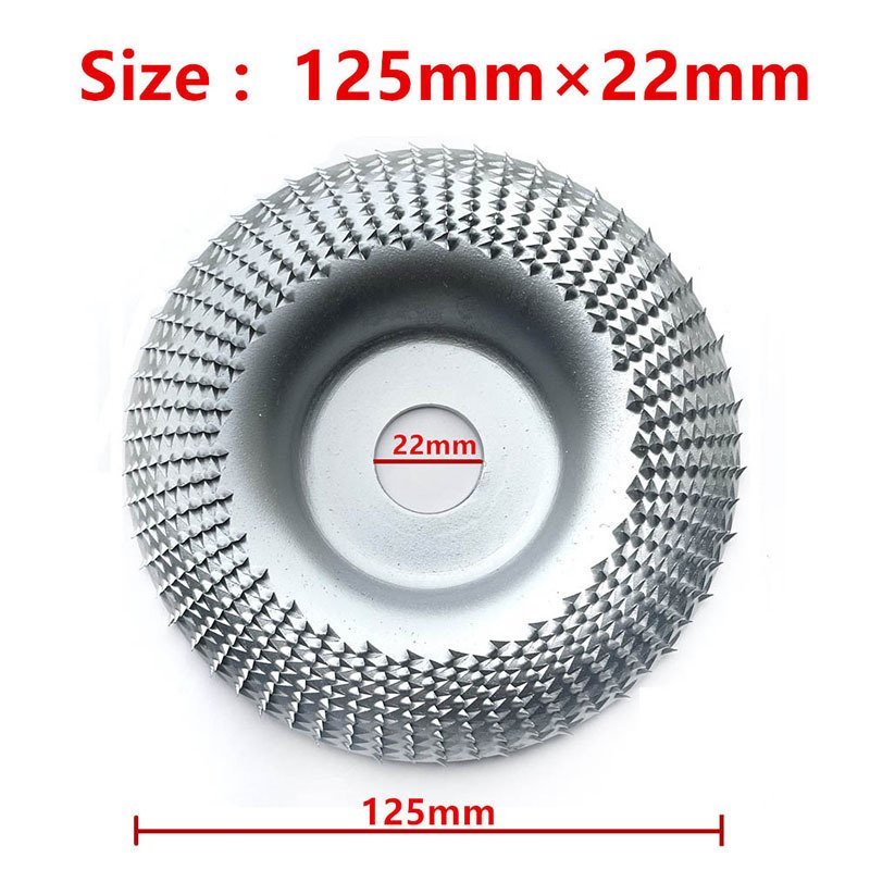 Premium Tungsten Carbide Wood Shaping Disc | Angle Grinder Carving Wheel | FixPartHub