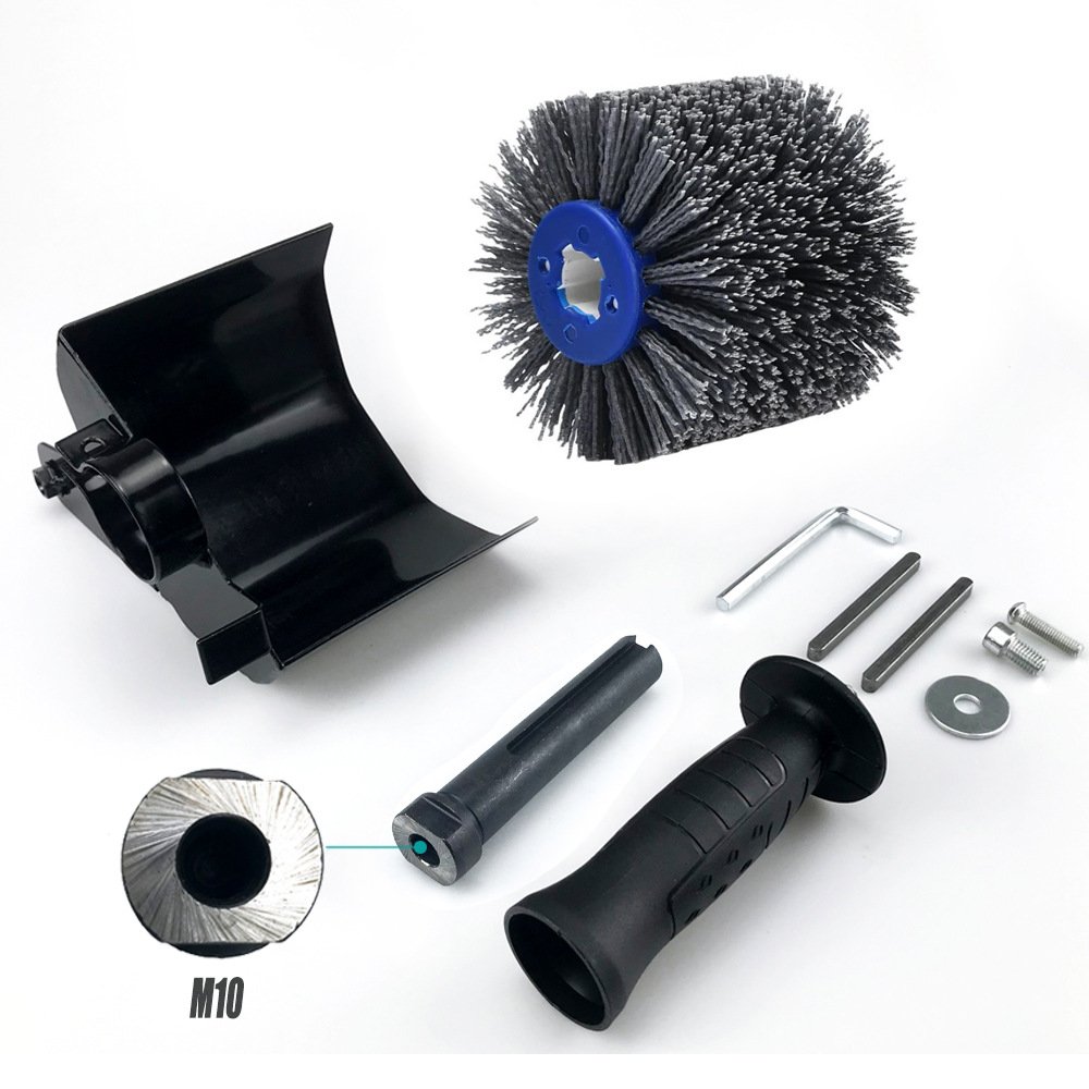 Premium Angle Grinder to Burnishing Machine Adapter Kit | Wire Drawing & Polishing | FixPartHub