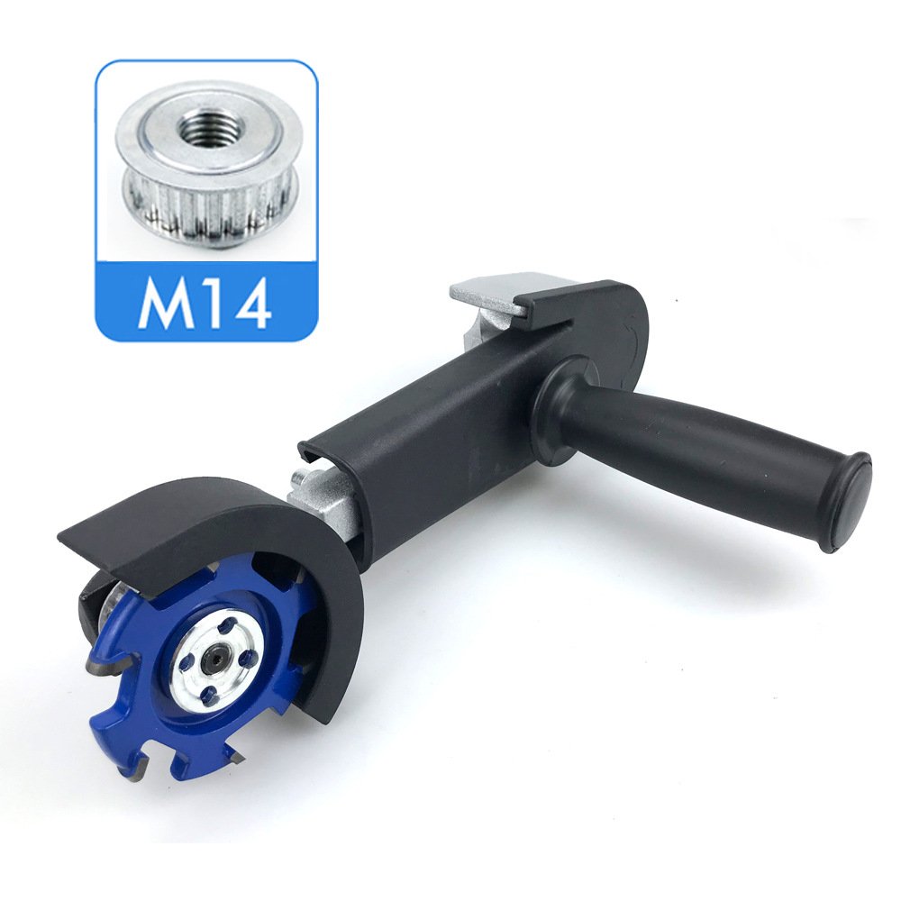 Premium Angle Grinder to Wood Carving Adapter Kit | Universal 5/8"-11, M14, M10 Thread Ball Gouge Mortise Jig | FixPartHub