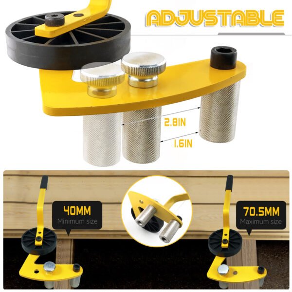 Heavy Duty Deck Board Straightener Tool 1100 Lbs Bending Force Anti Slip Grip For Warped Composite Wood Decking Fix Bowed Boards Fast Fixparthub Fixparthub 2