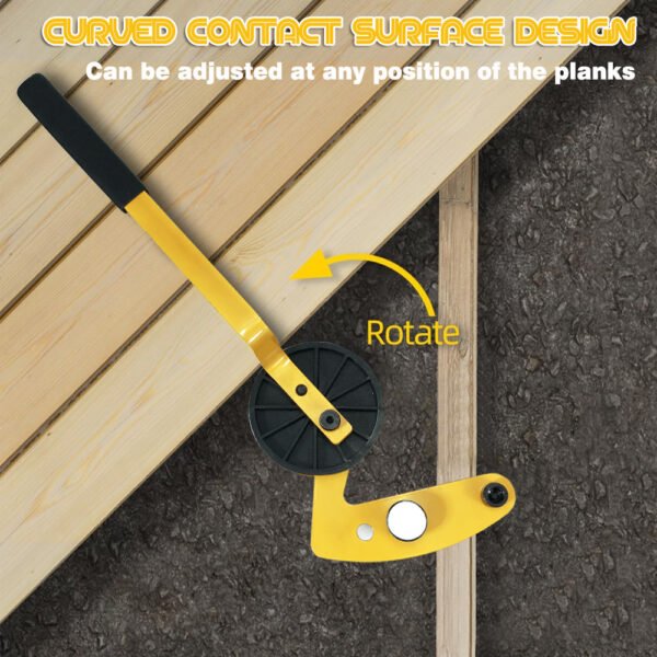 Heavy Duty Deck Board Straightener Tool 1100 Lbs Bending Force Anti Slip Grip For Warped Composite Wood Decking Fix Bowed Boards Fast Fixparthub Fixparthub 6