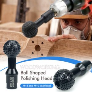 Premium 3 Piece Wood Rotary Ball Gouge Slotting Burr Kit Heavy Duty Power Carving Attachments Fixparthub Fixparthub 7
