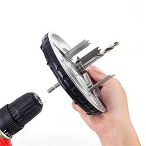 Premium Adjustable Circle Hole Saw Cutter 30mm Depth Drywall Wood Punch Fixparthub Fixparthub