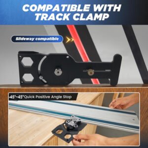 Premium Adjustable Track Saw Angle Guide 0 60 Aluminum Rail Stop Fixparthub Fixparthub 4