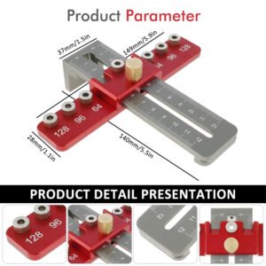 Premium Aluminum Cabinet Hardware Jig Drawer Pull Handle Drill Guide Fixparthub Fixparthub 1