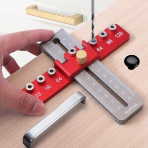 Premium Aluminum Cabinet Hardware Jig Drawer Pull Handle Drill Guide Fixparthub Fixparthub 5