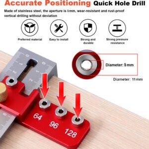 Premium Aluminum Cabinet Hardware Jig Drawer Pull Handle Drill Guide Fixparthub Fixparthub 6