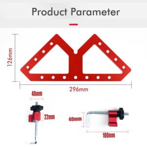 Premium Aluminum W Style Corner Clamp Cabinet Table Apron Assembly Jig Fixparthub Fixparthub 5