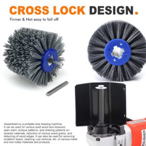 Premium Angle Grinder To Burnishing Machine Adapter Kit Wire Drawing Polishing Fixparthub Fixparthub 4