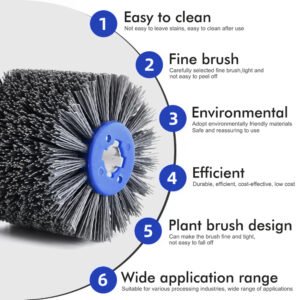 Premium Angle Grinder To Burnishing Machine Adapter Kit Wire Drawing Polishing Fixparthub Fixparthub 7